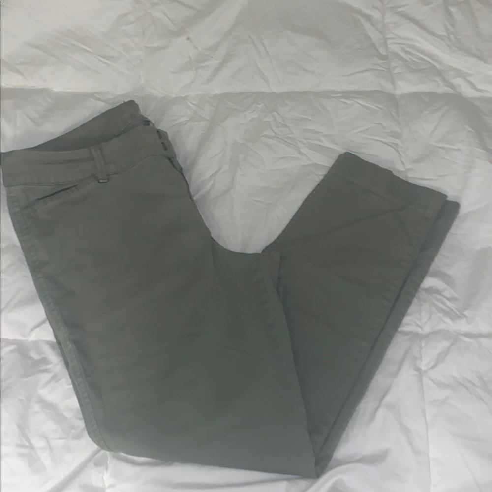Army green Old Navy Pixie pants